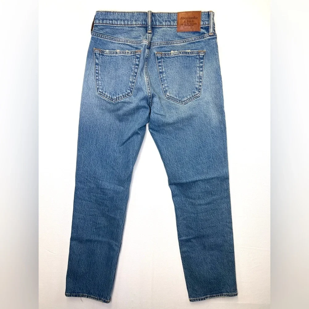 Abercrombie & Fitch mens sz‎ 28x30 Vintage 90s straight jeans denim distressed